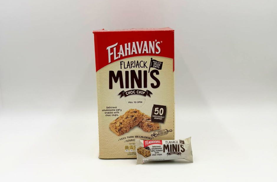 Flahavans F/S MINI FLAPJACK BARS choc chip 50x19g
