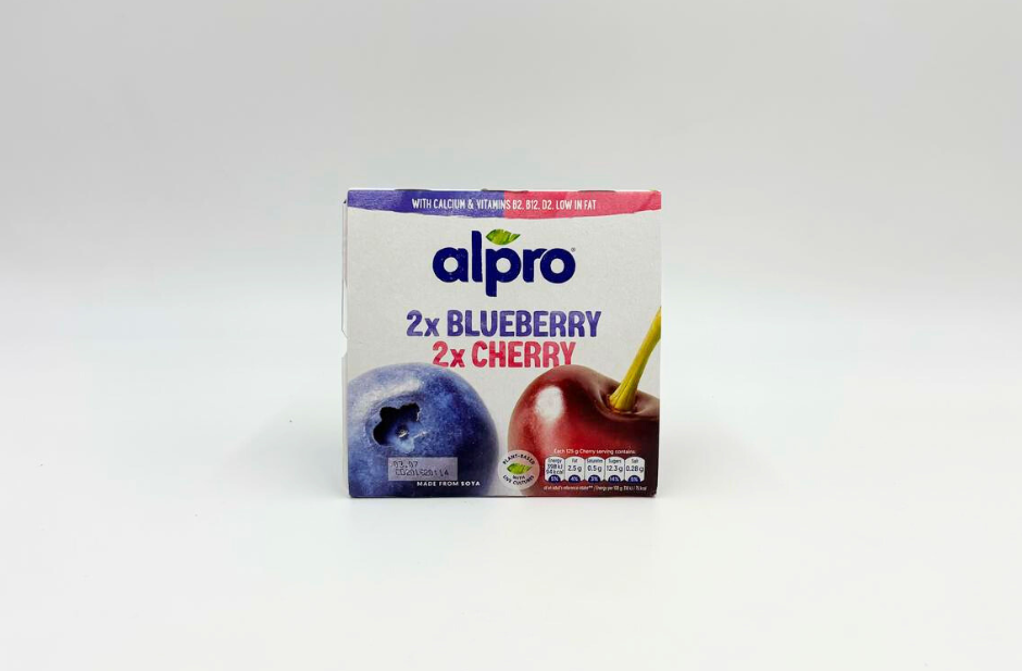 Alpro Yogurt Blueberry Cherry 4 x 125g