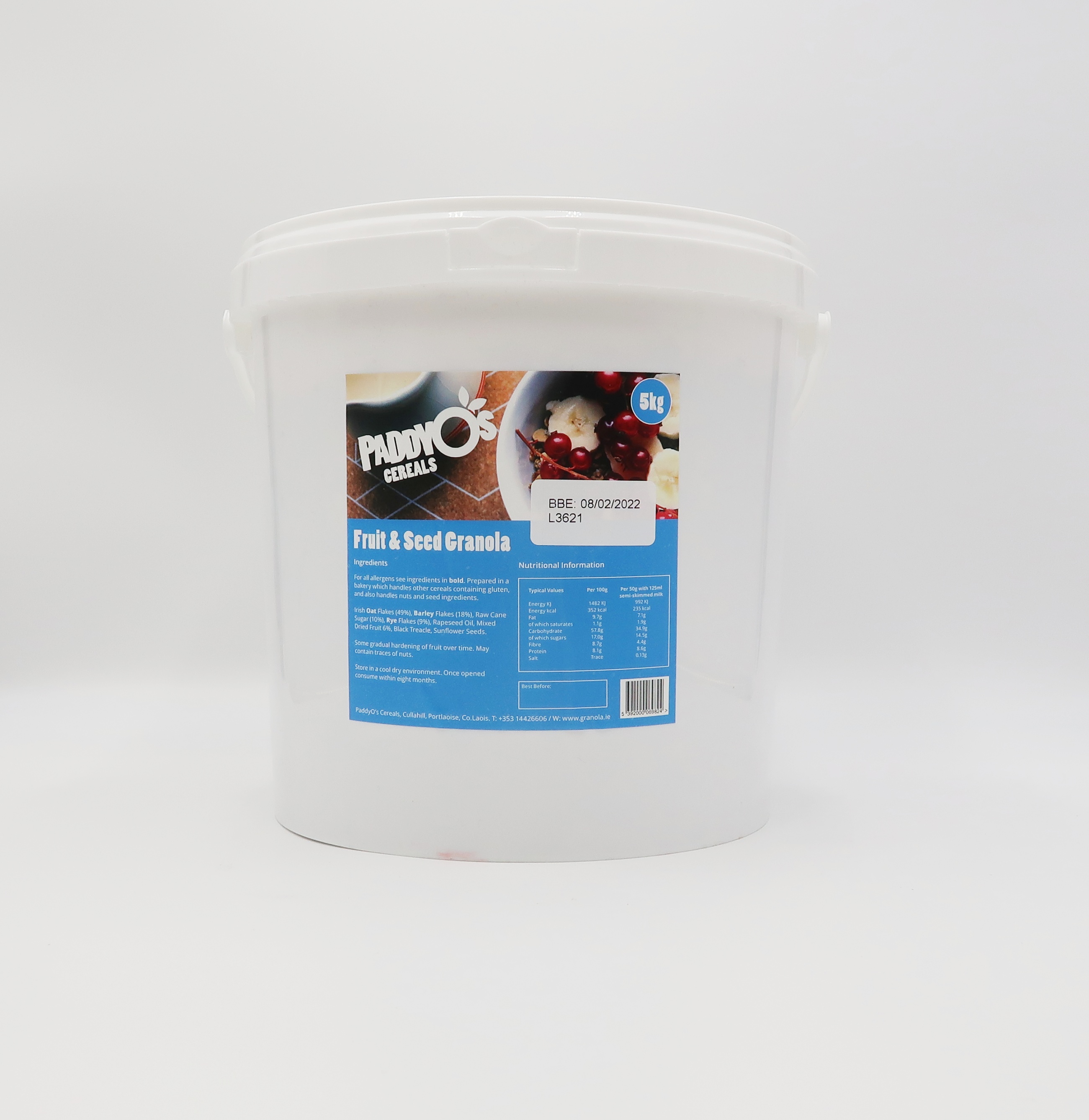 PaddyOs Fruit & Seed Granola 10kg