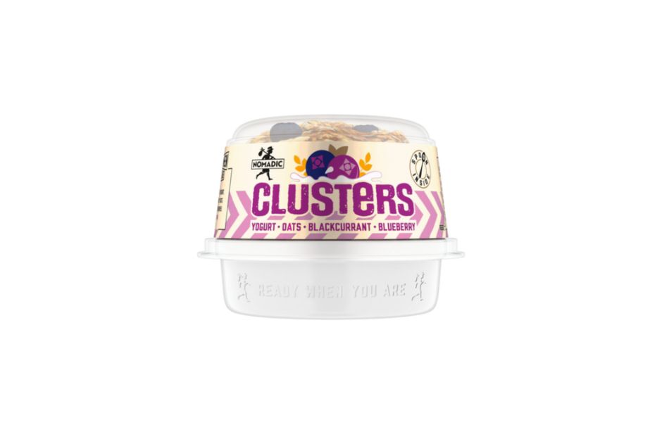 Nomadic Yogurt & Oat Blueberry Blackcurrant Clusters 6 x 169g