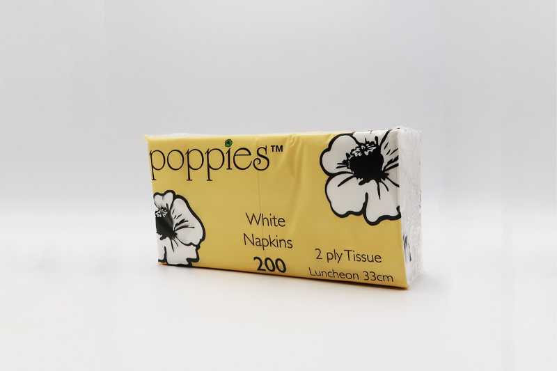 Compostable Napkins 33cm 2-Ply White 2000 pieces