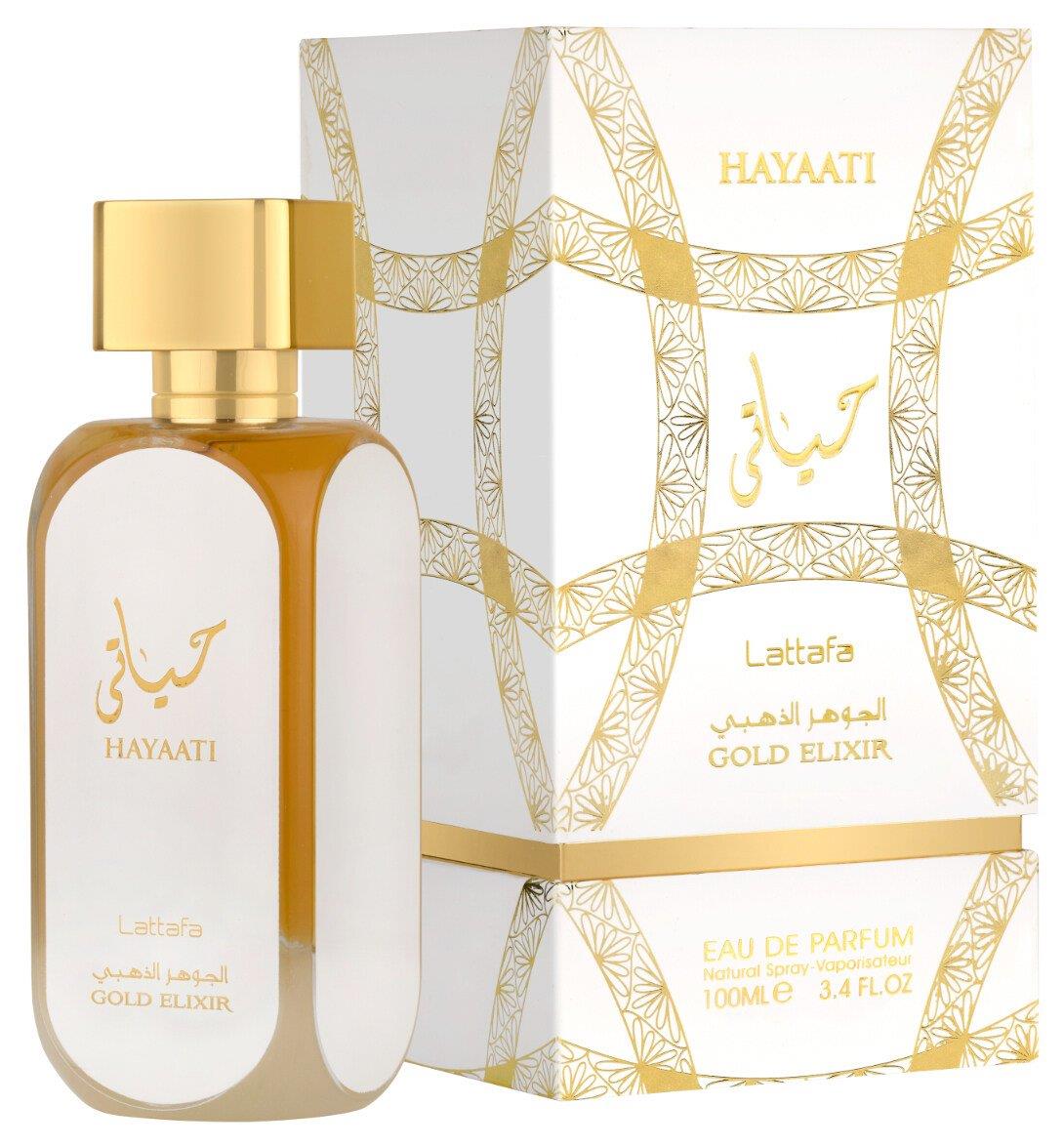 Lattafa Hayaati GOLD Elixir Women EDP 100ml / 3.4 Fl. Oz