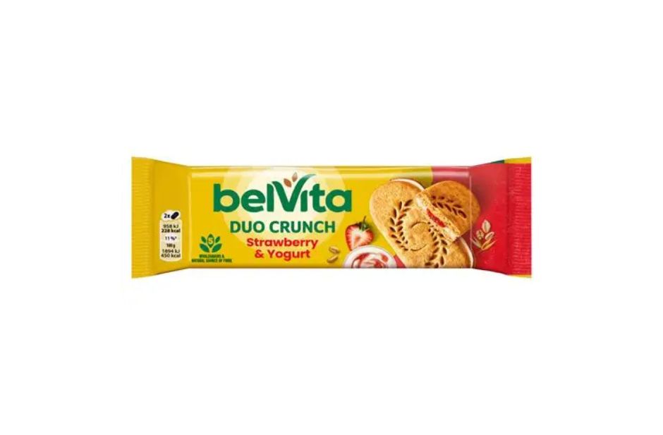 Belvita Strawberry & Yogurt Duo Crunch Biscuits 18x50.6g