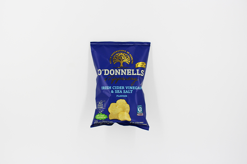 O Donnells Irish Cider Vinegar & Sea Salt Crisp 32 x 50g