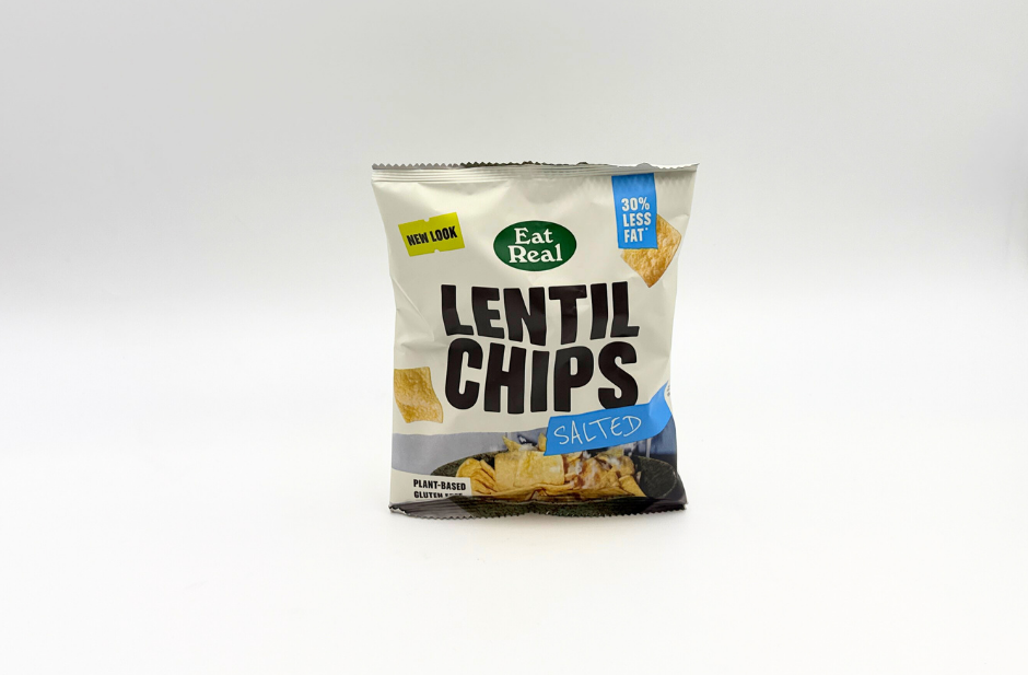 Eat Real Lentil Sea Salt Chips 18 x 40g