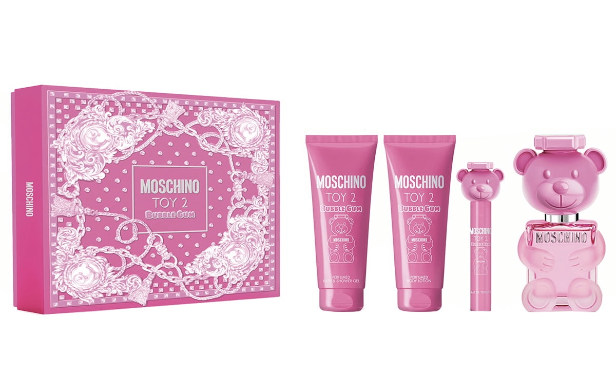 Moschino TOY 2 Bubble Gum Women EDT 100ml / 3.4 Fl. Oz 4 Pieces Gift Set