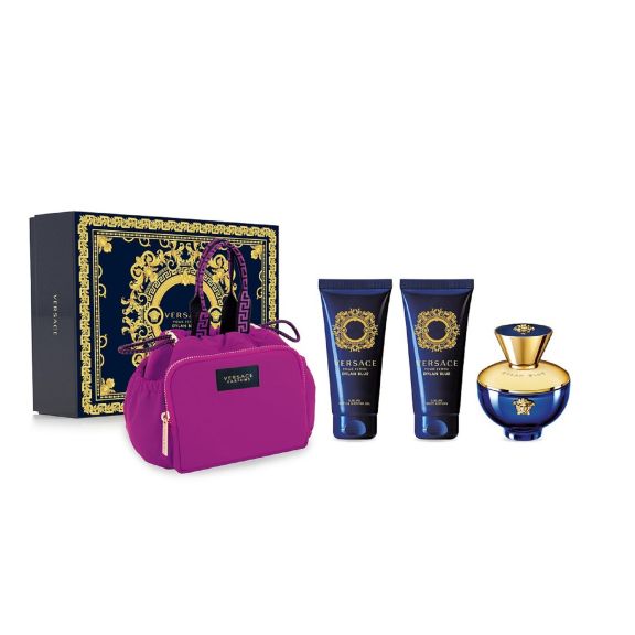 Versace Dylan Blue Women EDP 100ml / 3.4 Fl. Oz 4 Pieces Gift Set