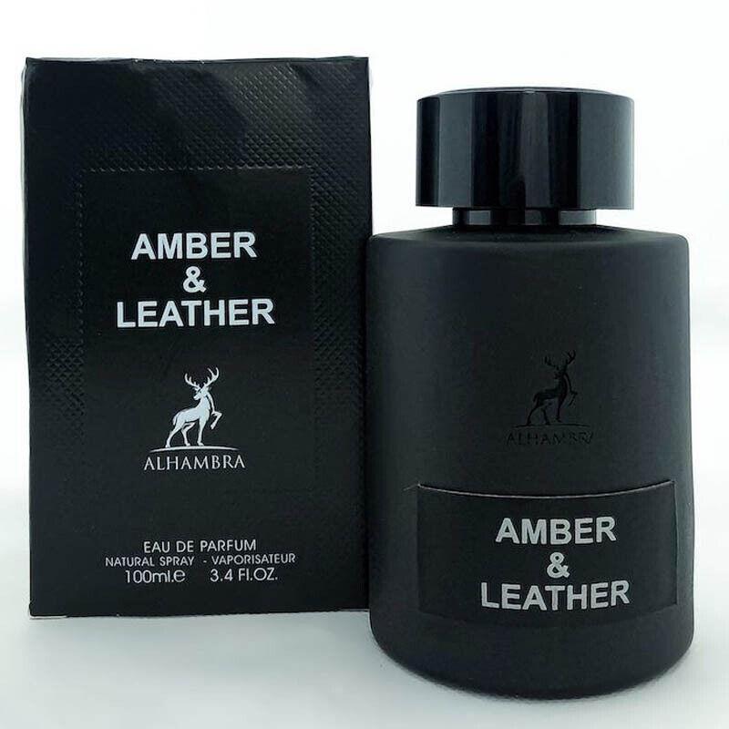 Maison Alhambra Amber & LEATHER Men EDP 100ml / 3.4 Fl. Oz