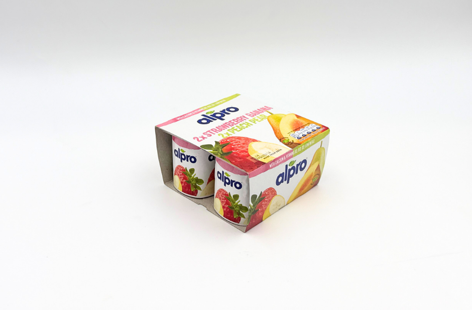 Alpro Yogurt Strawberry Banana & Peach 4 x 125g