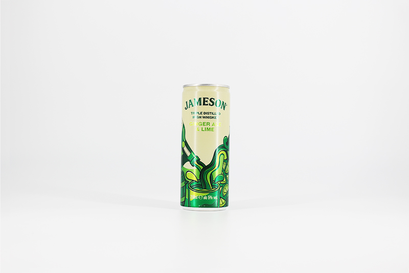 Jameson Ginger Ale & Lime Can 12 x 250ml