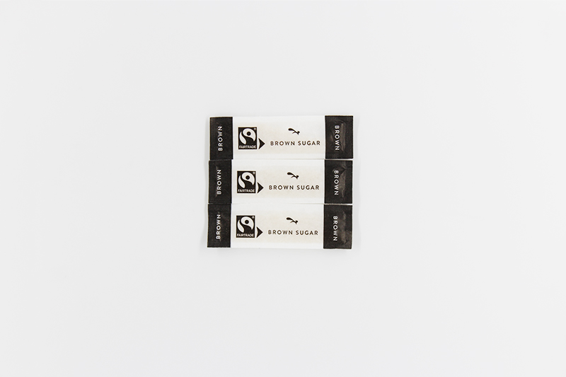 Fairtrade Brown Sugar Flat Sticks 1 x 1000pc