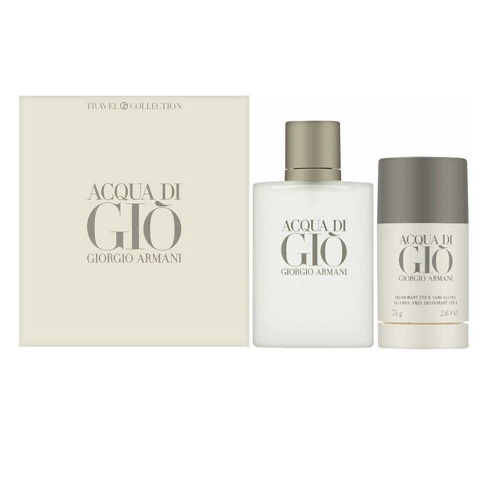 Armani Acqua Di Gio Men EDT+Deodorant Stick 100ml+75ml / 3.4 Fl. Oz+2.5 Fl. Oz