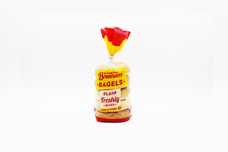 Brennans Plain Bagels 450g