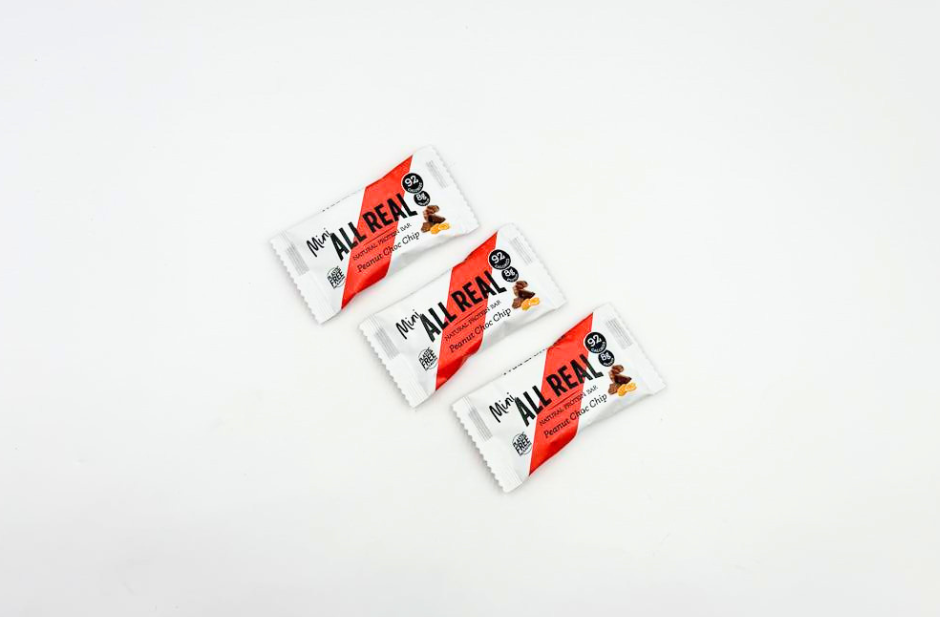 All Real Peanut Choc Chip Mini Natural Protein Bar 16 x 25g
