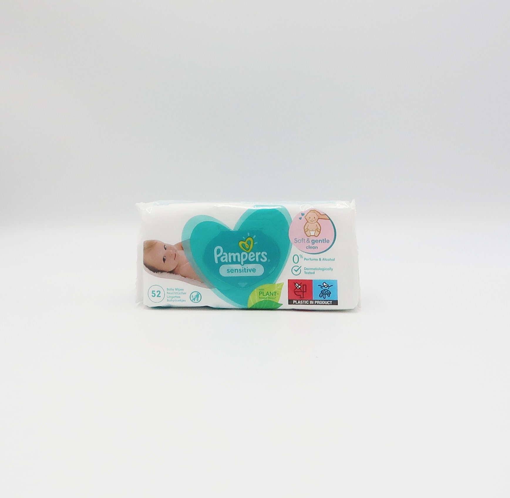 Pampers Sensitive Baby Wipes 12 x 52pc