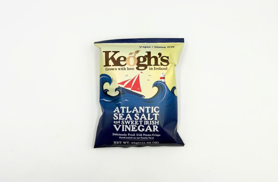 Keoghs Salt & Vinegar Crisps 24 x 45g