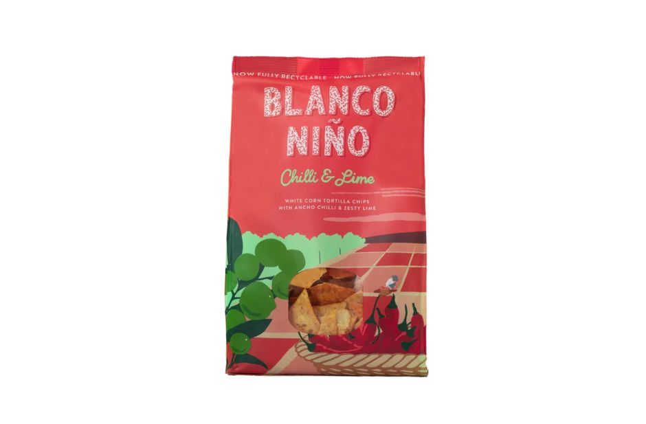 Blanco Nino Tortilla Chips Chilli & Lime 24x45g