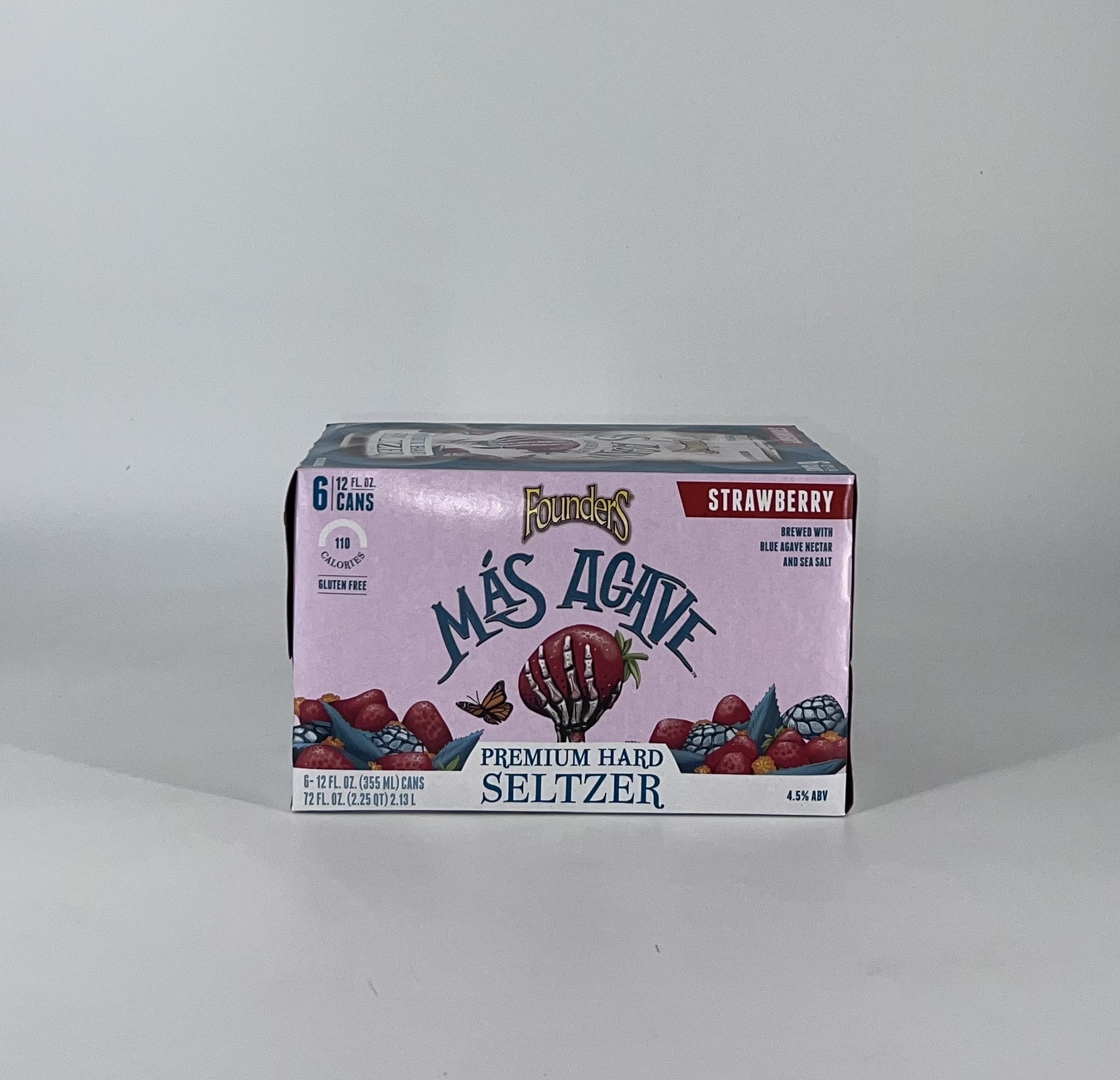 Founders Mas Agave Strawberry Seltzer Case 24 x 355ml