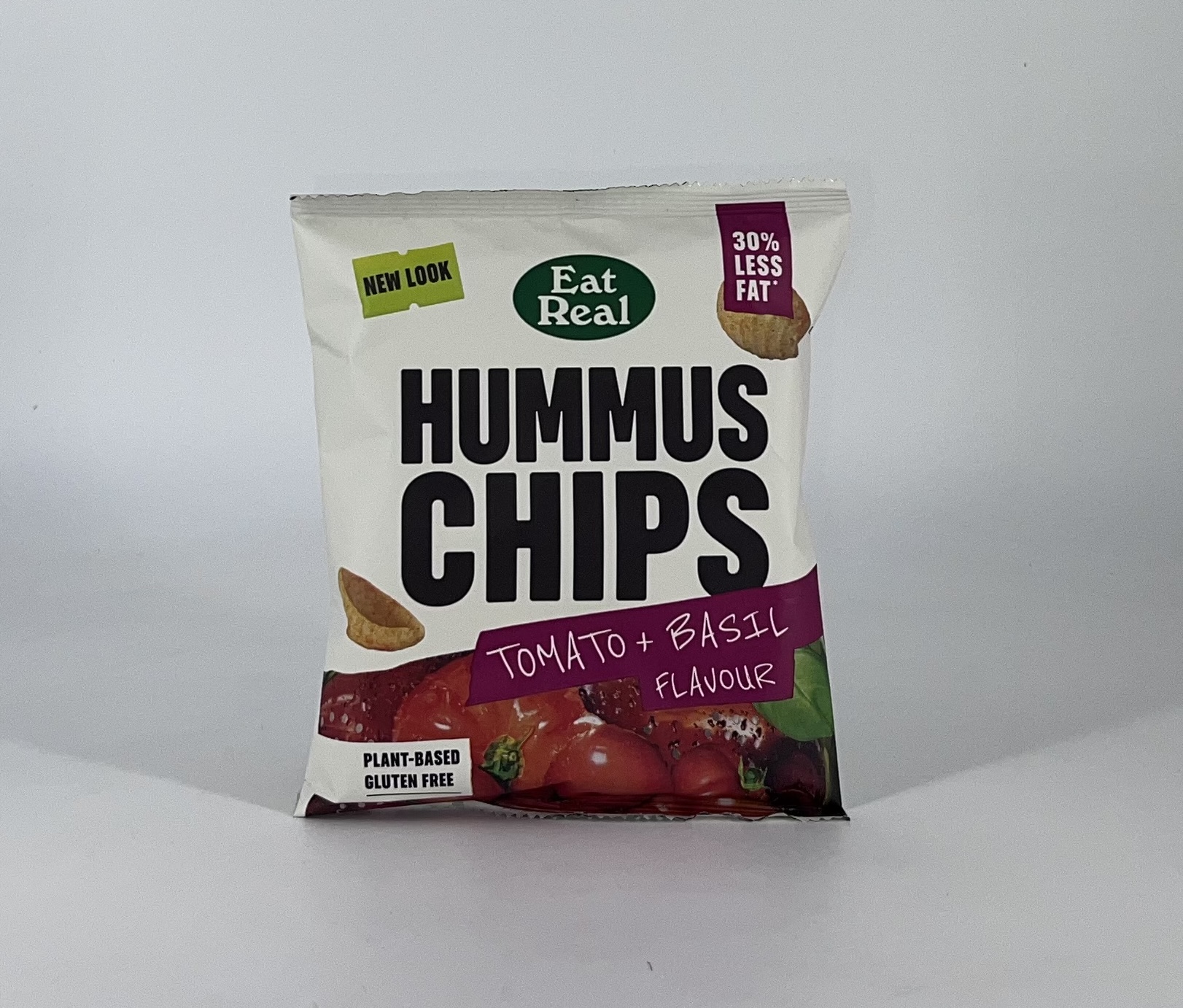 Eat Real Hummus Chips Tomato & Basil 18 x 45g