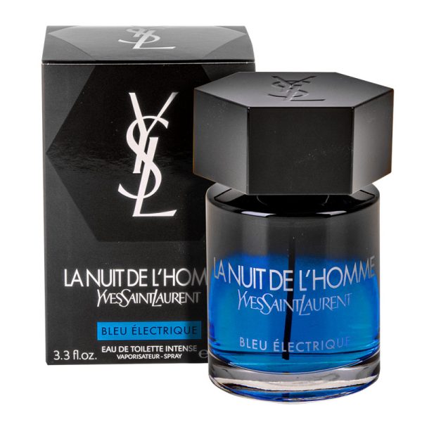 Yves Saint Laurent La Nuit De L'Homme Bleu Electrique Men EDT 100ml / 3.4 Fl. Oz