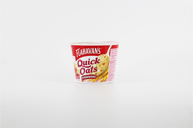Flahavans Quick Oats Strawberry Individual Pots 12 x 44g