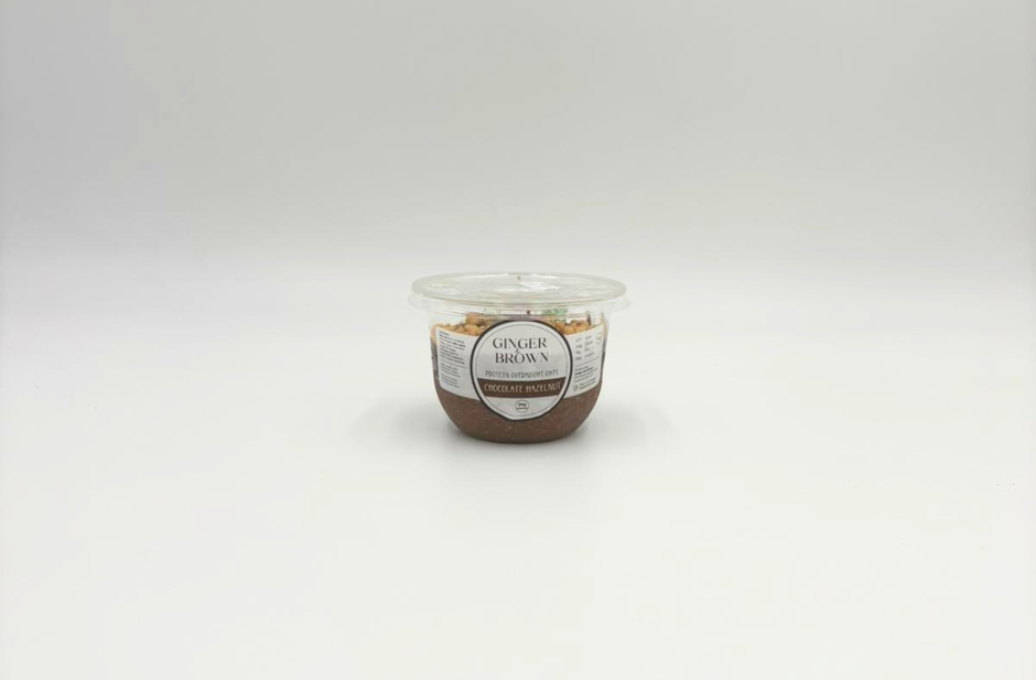 Ginger & Brown Chocolate Hazelnut Protein Overnight Oats 185g
