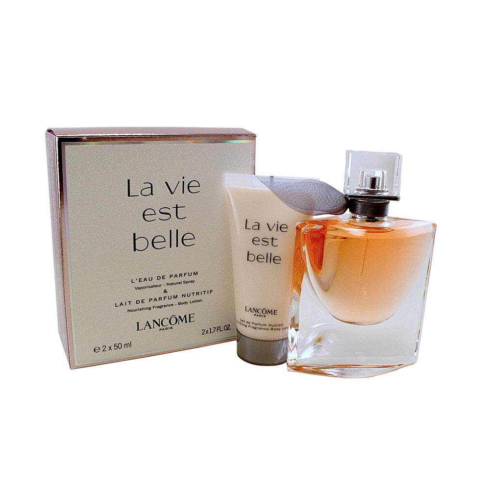 Lancome La Vie Est Belle Women EDP+Body LOTION 50ml+50ml / 1.7 Fl. Oz+1.7 Fl. Oz