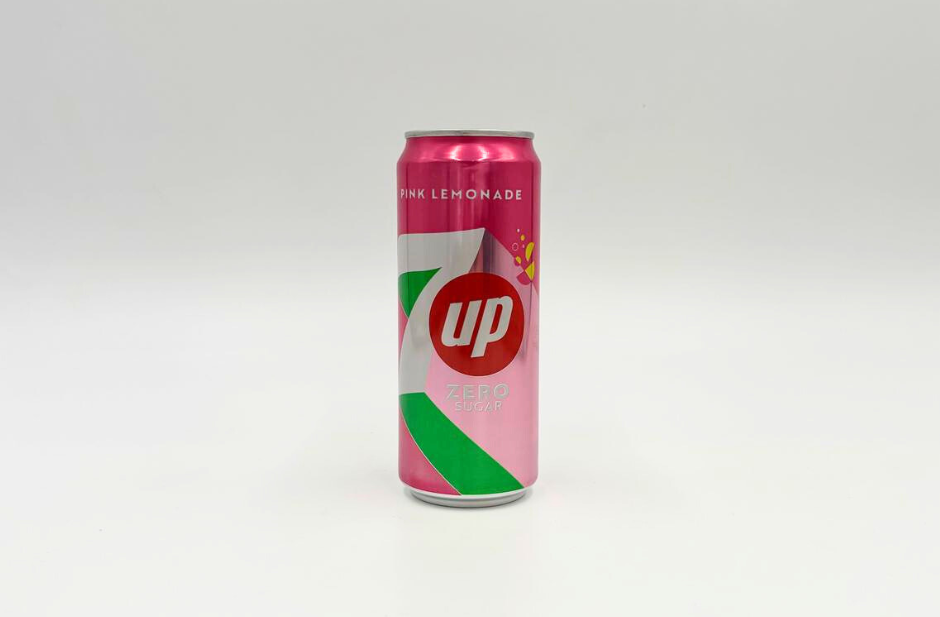 7up Zero Pink Lemonade Can 24 x 330ml