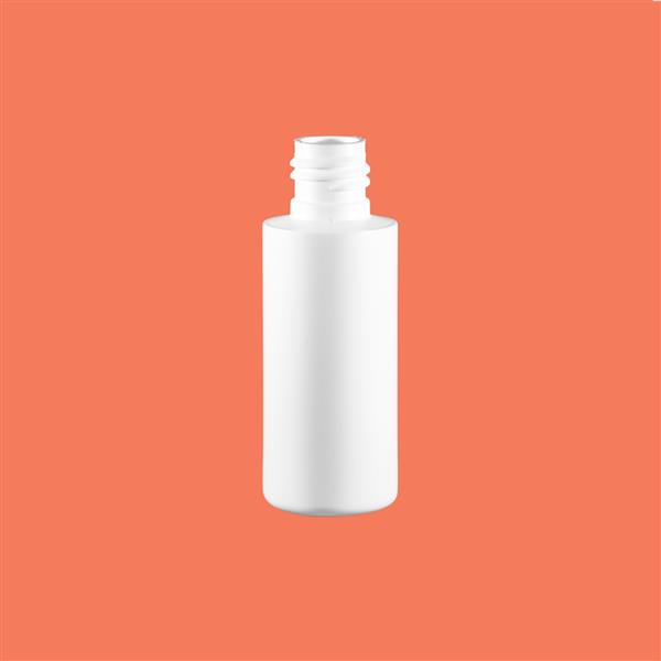 Bottle 50ml Tubular HDPE White 20mm 415