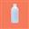 Bottle 250ml Fluorinated Swipe HDPE Natural 28mm