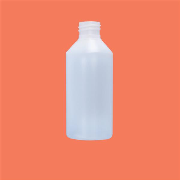 Bottle 250ml Fluorinated Swipe HDPE Natural 28mm