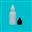 Bottle 15ml Boston HDPE Natural 15mm 415 with Pointed Plug and Cap 15mm 415 Pointed Cap Black