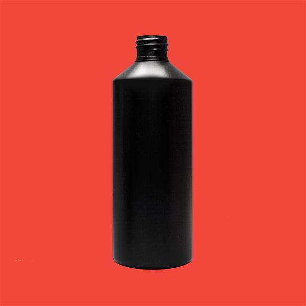 Bottle 500ml Swipe HDPE Black 28mm 30% PCR