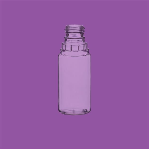 Bottle 10ml 20.5mm Tamper Evident PET Clear 12mm