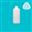 Bottle 100ml Tubular PET White 20mm 30% PCR